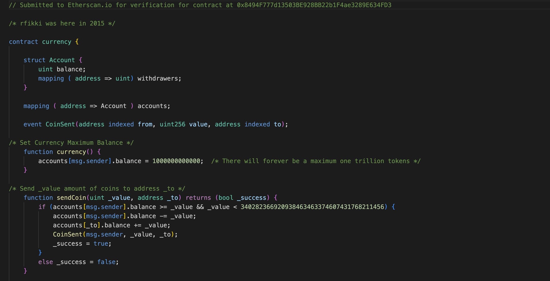 CurrencyCoin is Deployed on Mainnet
